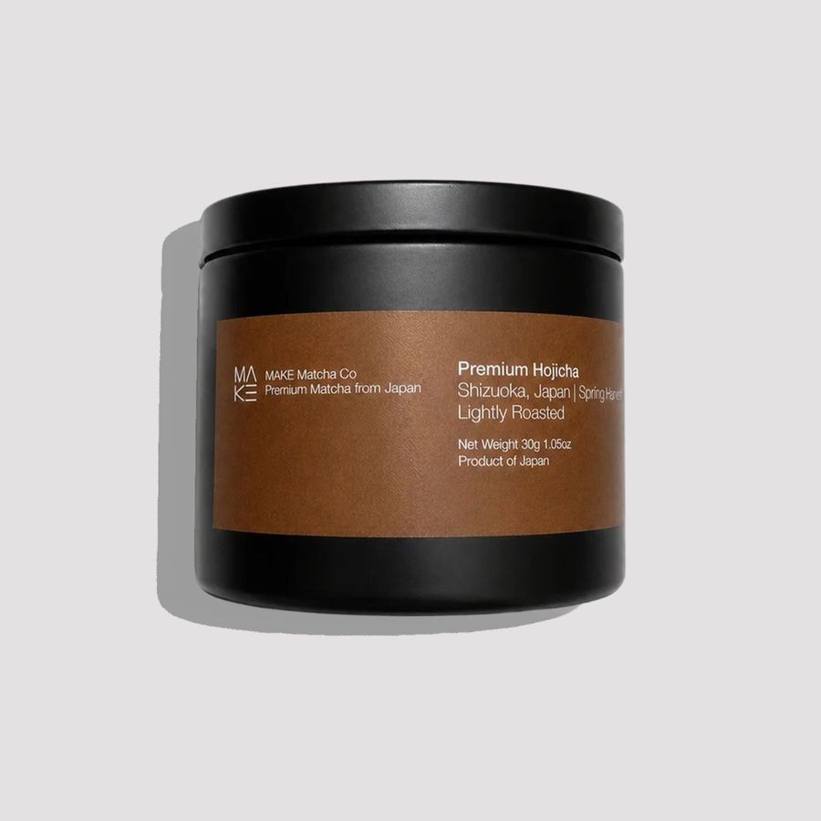 MAKE Premium Hojicha tin