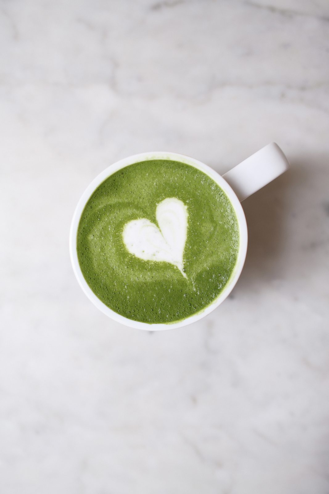 A MAKE matcha latte